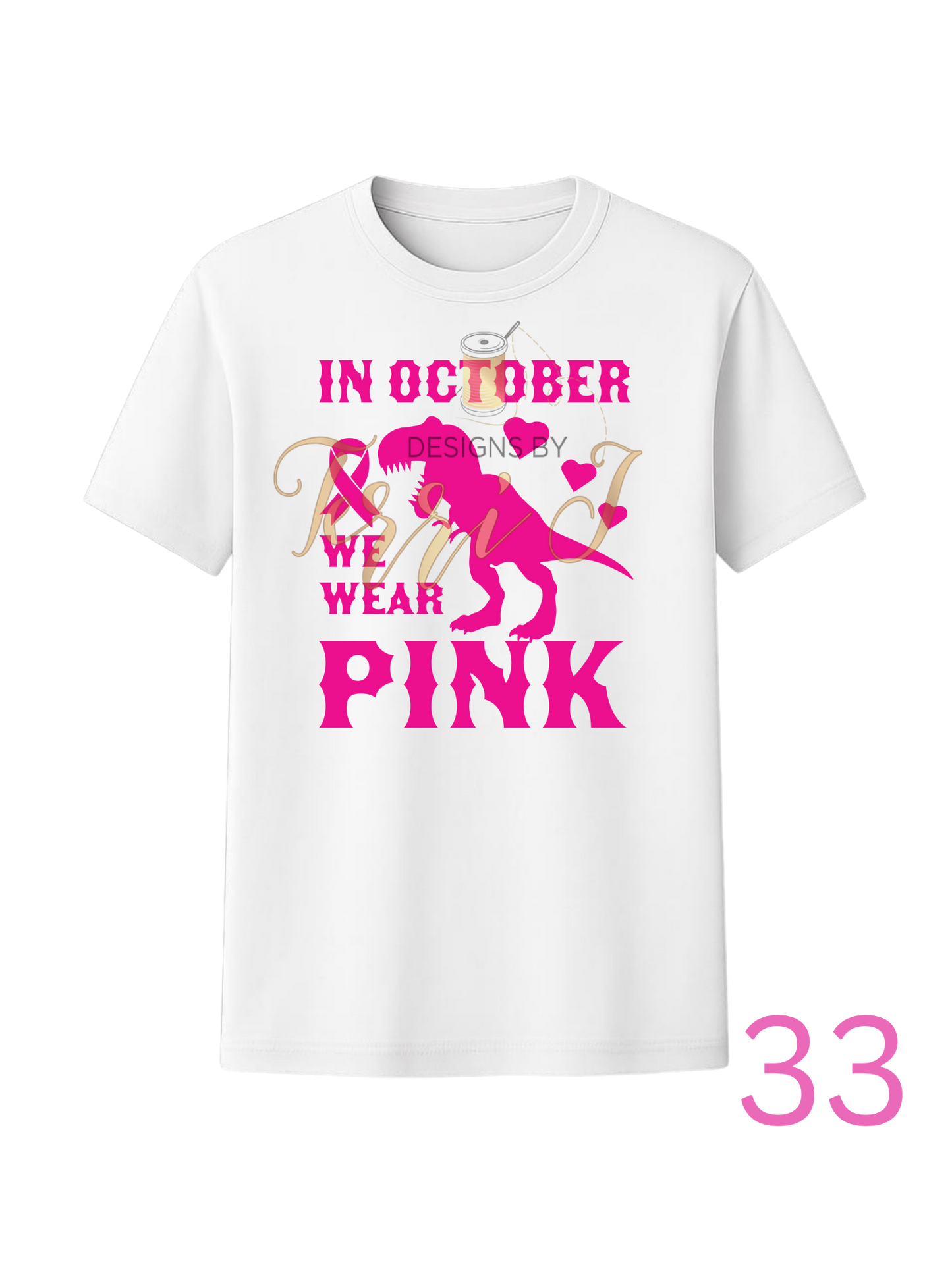 Youth Breast Cancer Awareness Tshirts