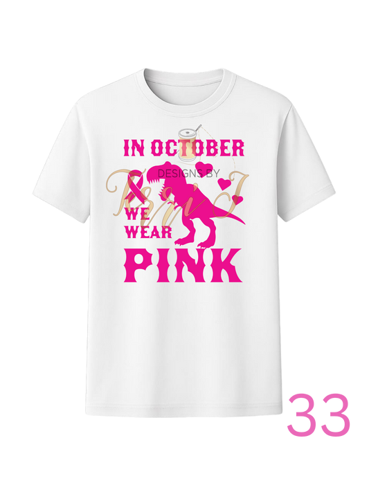 Youth Breast Cancer Awareness Tshirts