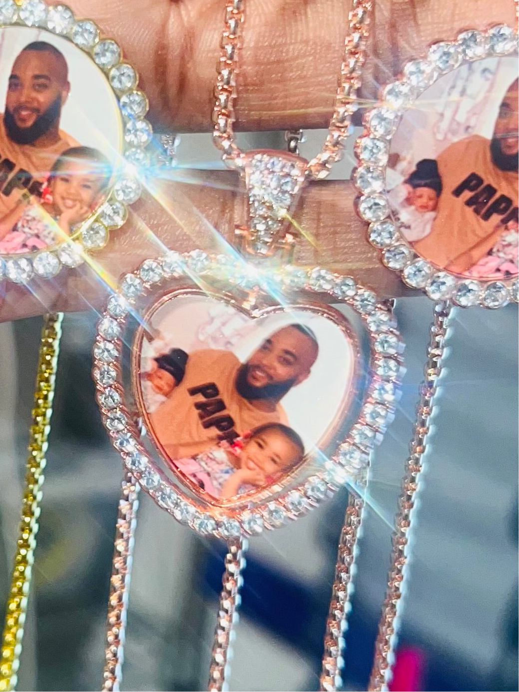 Heart Shaped Double Sided Pendant