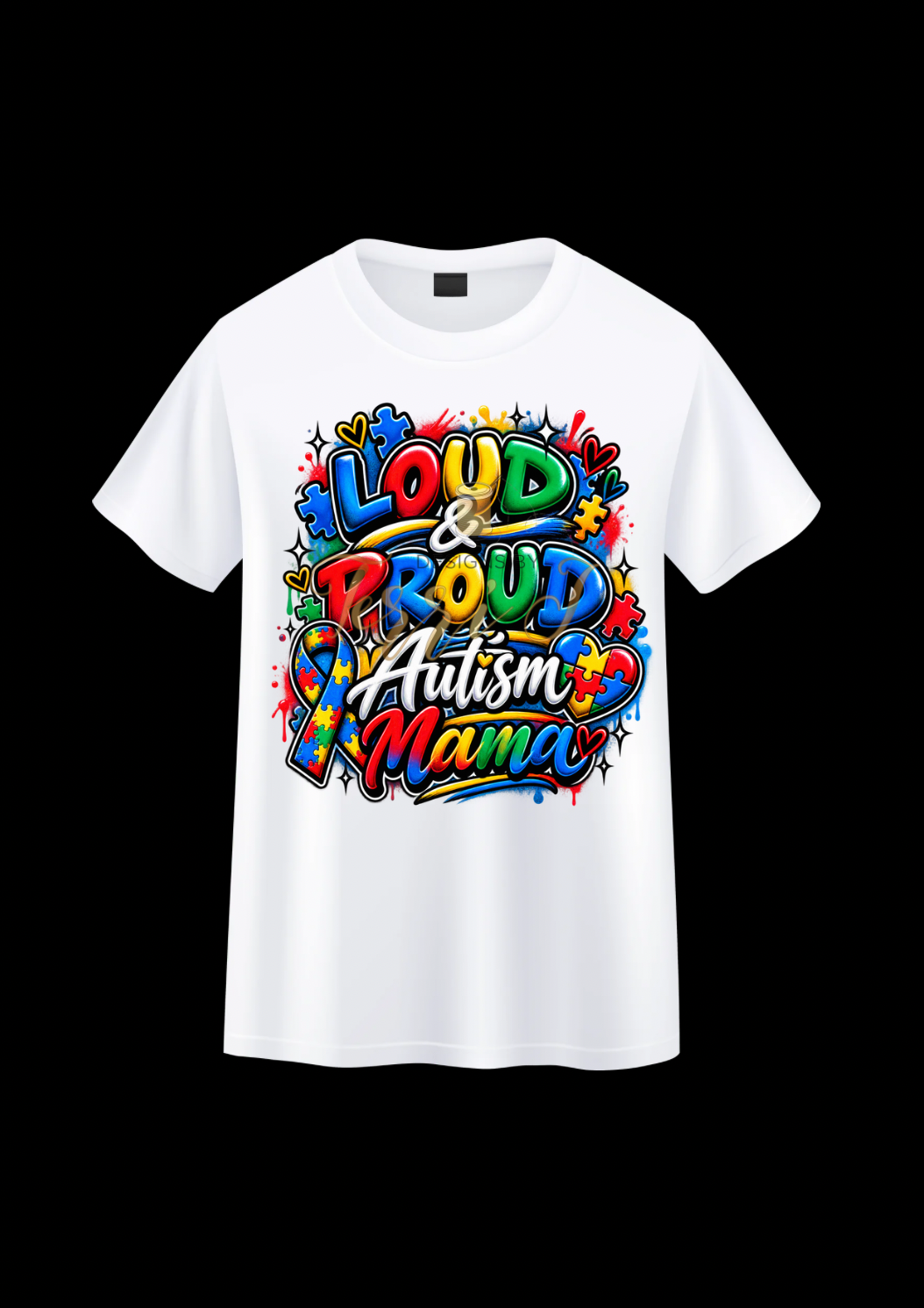 Loud & Proud Autism Mom Tshirt