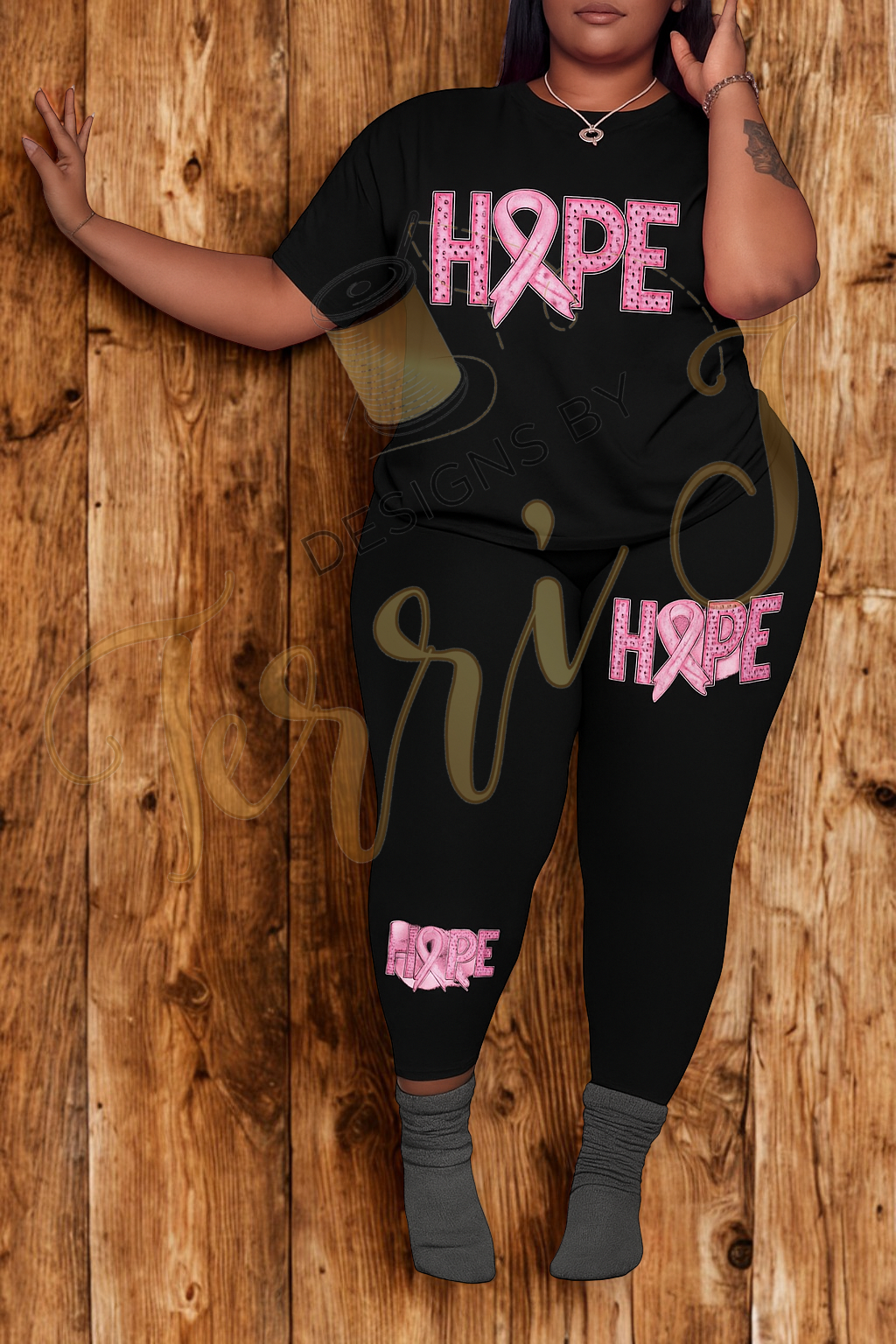 Breast Cancer Awareness Two Piece Set