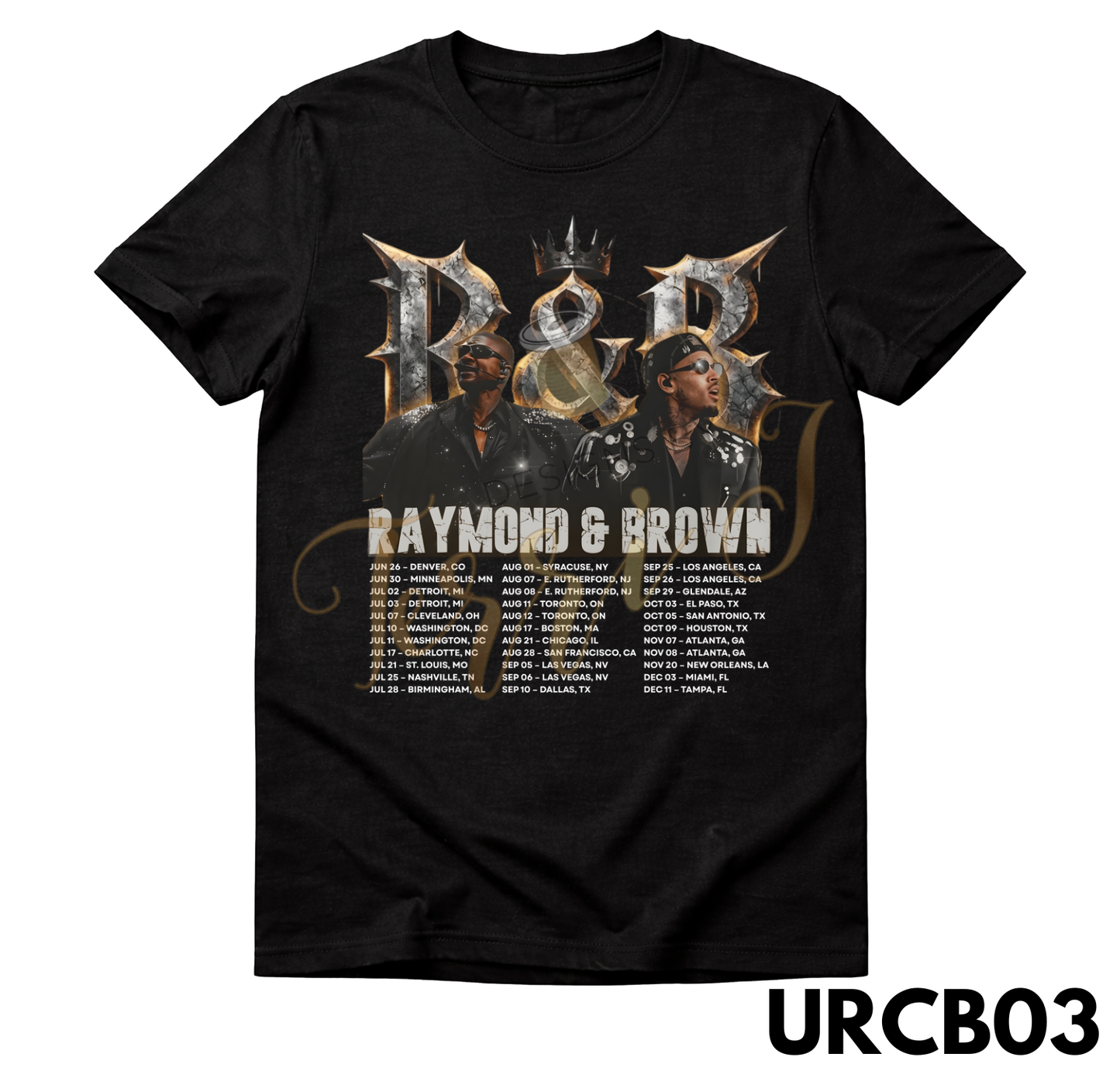 R&B Tour: Usher / Chris Tshirts