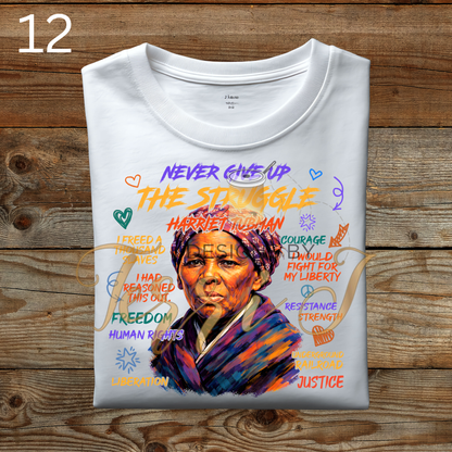 Black History Month DTF Transfers