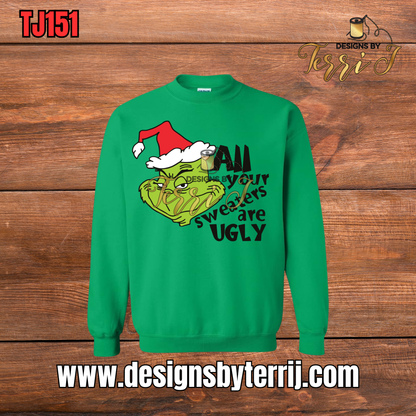 Grinch Tshirts, Long Sleeves & Sweatshirts