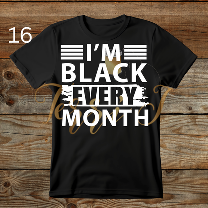 Black History Month DTF Transfers