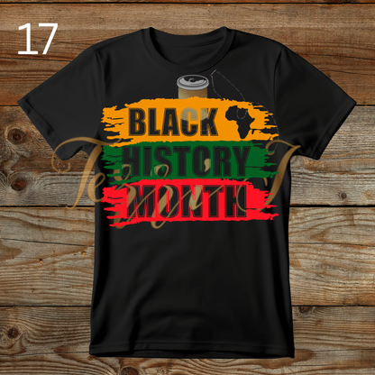 Black History Month DTF Transfers