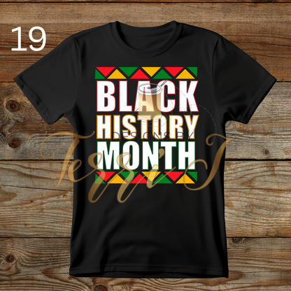 Black History Month DTF Transfers