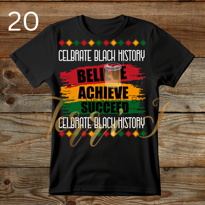 Black History Month DTF Transfers