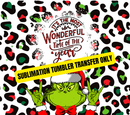 Christmas Tumbler Sublimation Wrap