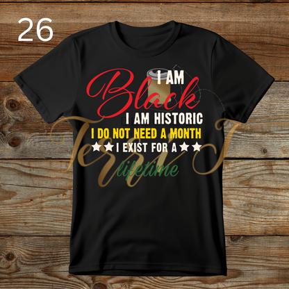 Black History Month DTF Transfers