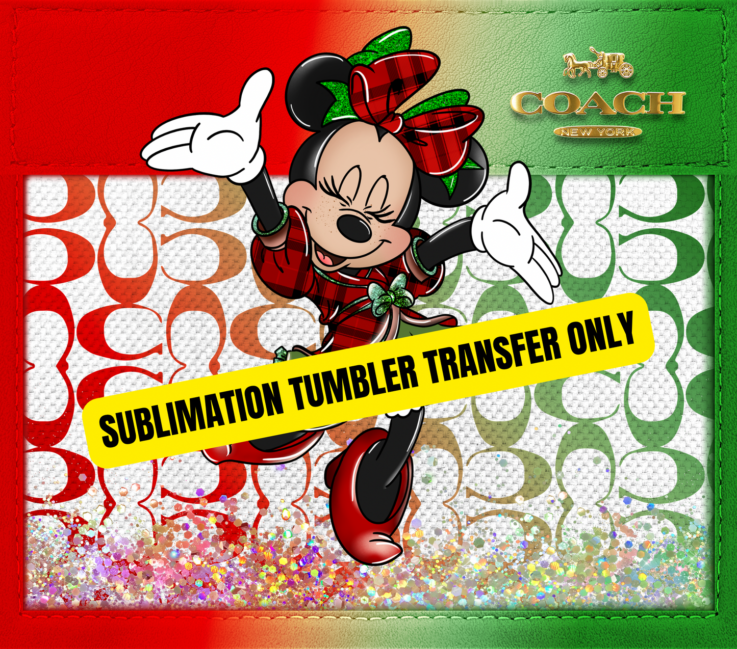 Christmas Tumbler Sublimation Wrap