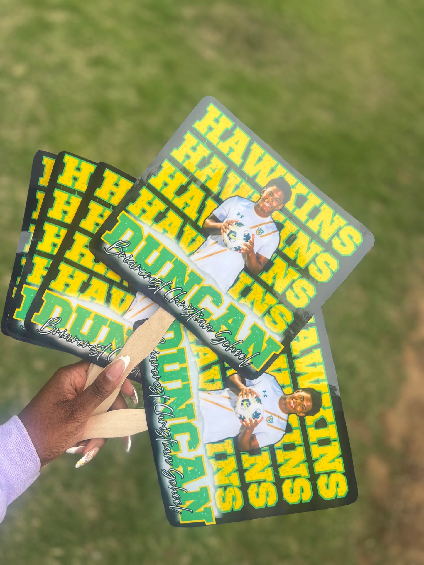 Custom Graduation Fans