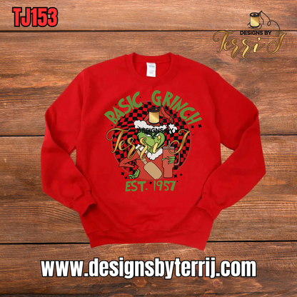 Grinch Tshirts, Long Sleeves & Sweatshirts