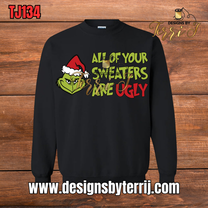 Grinch Tshirts, Long Sleeves & Sweatshirts