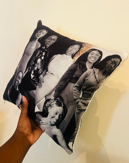 Full Photo Throw Pillow