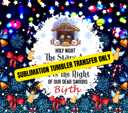 Christmas Tumbler Sublimation Wrap