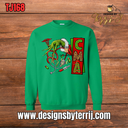 Medical Field Grinch Christmas Shirts