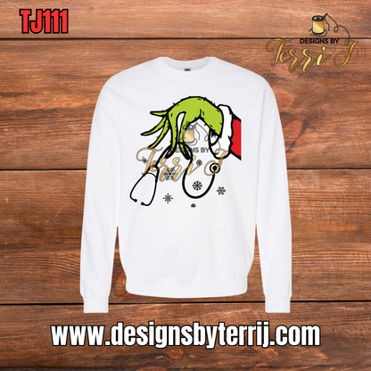 Medical Field Grinch Christmas Shirts