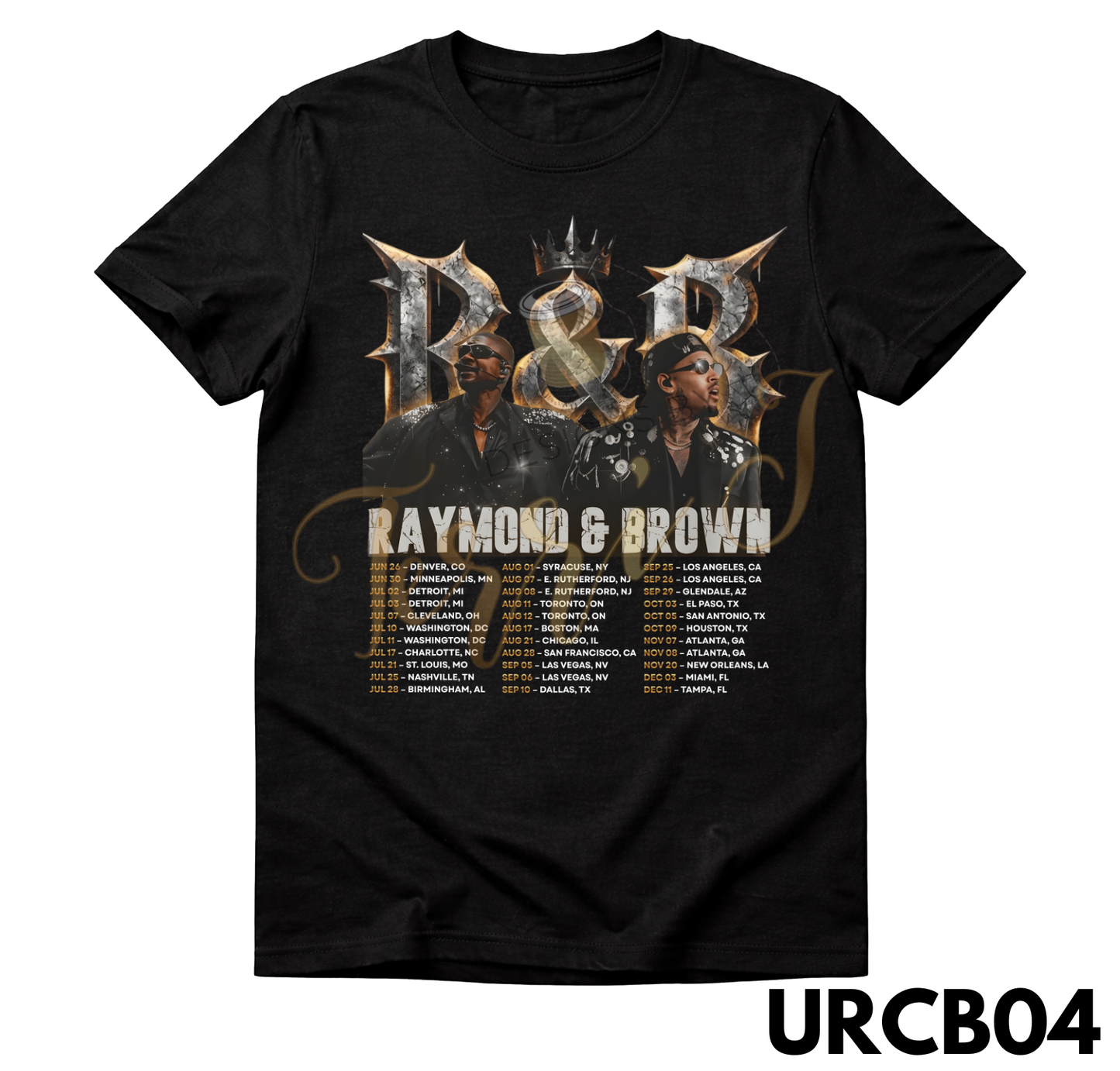 R&B Tour: Usher / Chris Tshirts
