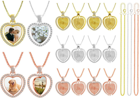 Heart Shaped Double Sided Pendant