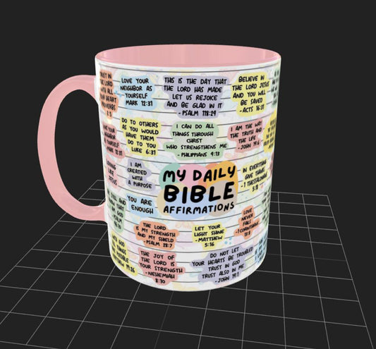 Daily Bible Mug Sublimation Wrap