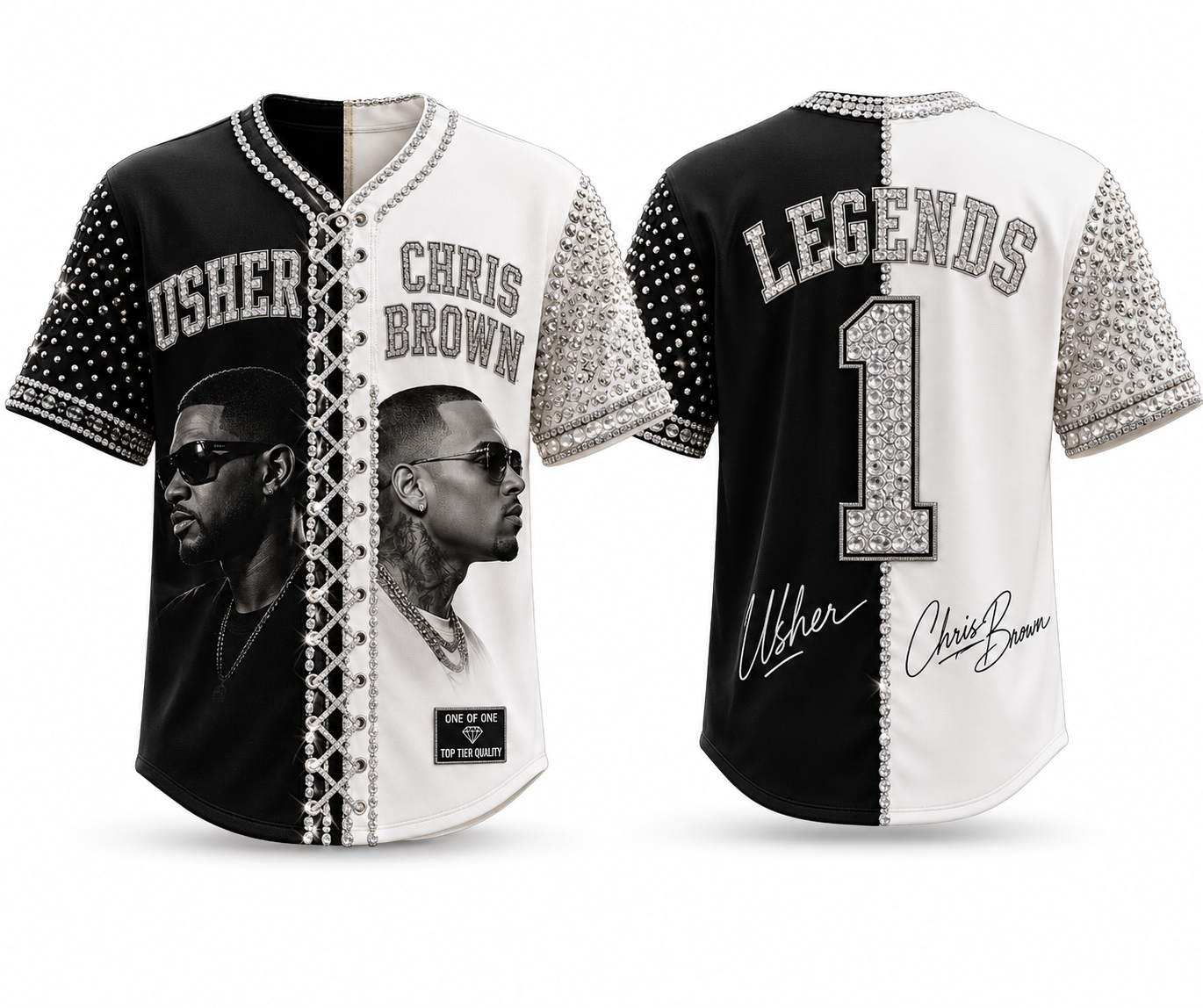 R&B Custom Concert Split Jersey