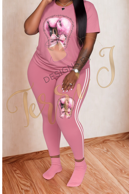 Breast Cancer Awareness Two Piece Set