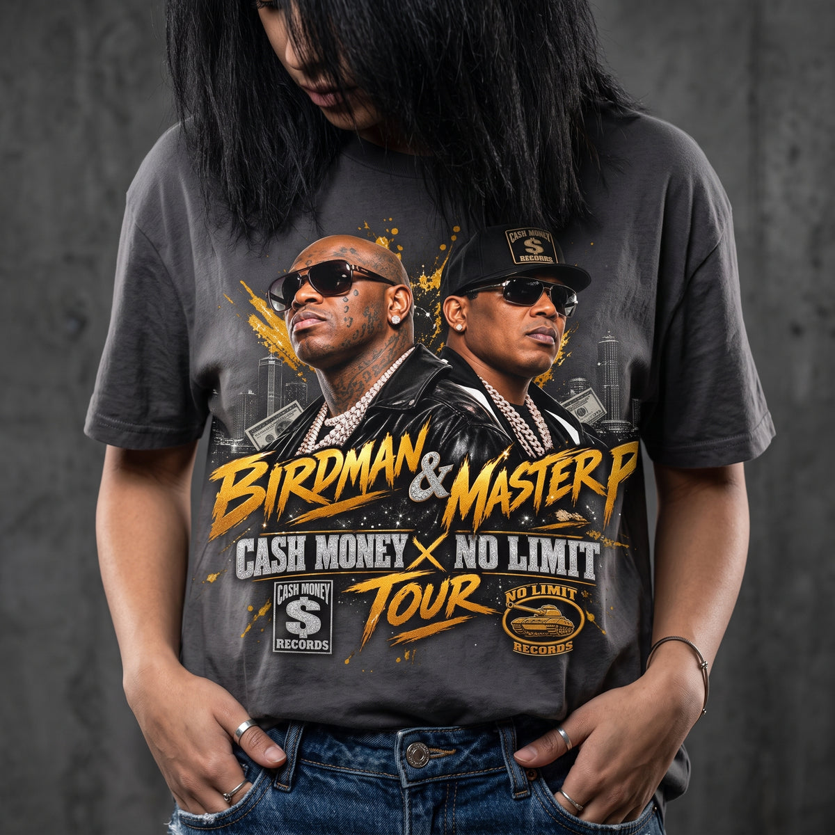 Cash Money and No Limit Tour Tshirts