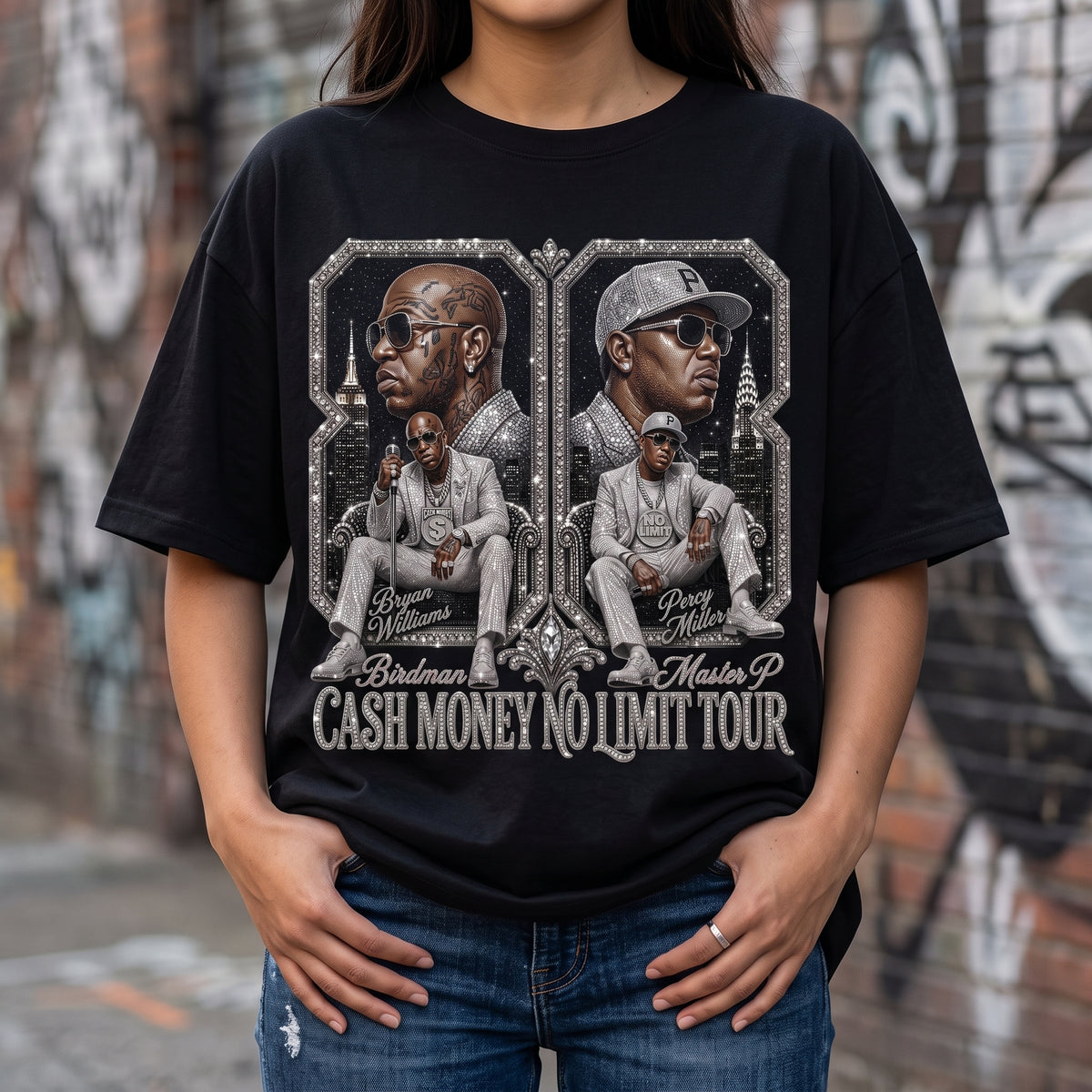 Cash Money and No Limit Tour Tshirts