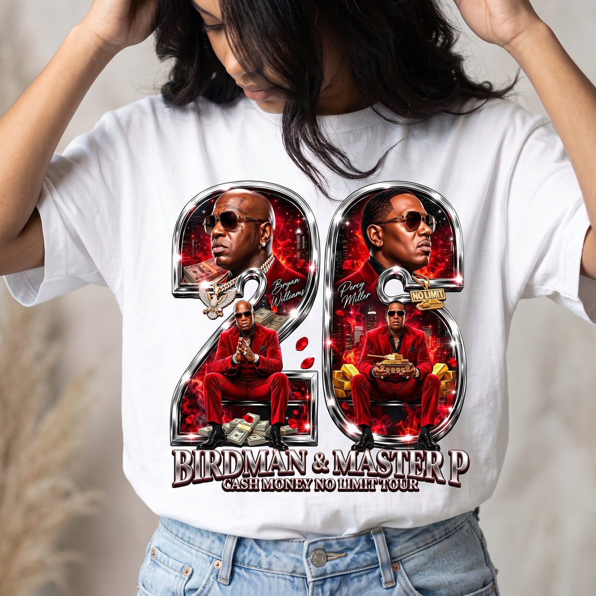 Cash Money and No Limit Tour Tshirts