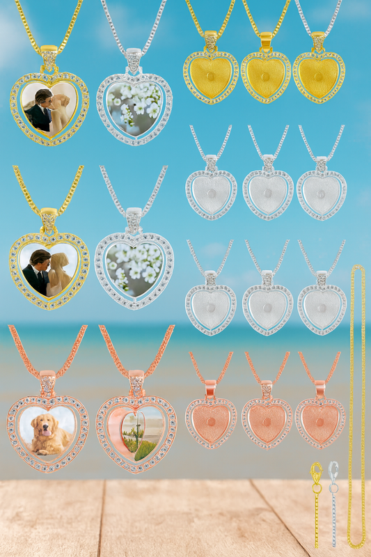 Heart Shaped Double Sided Pendant