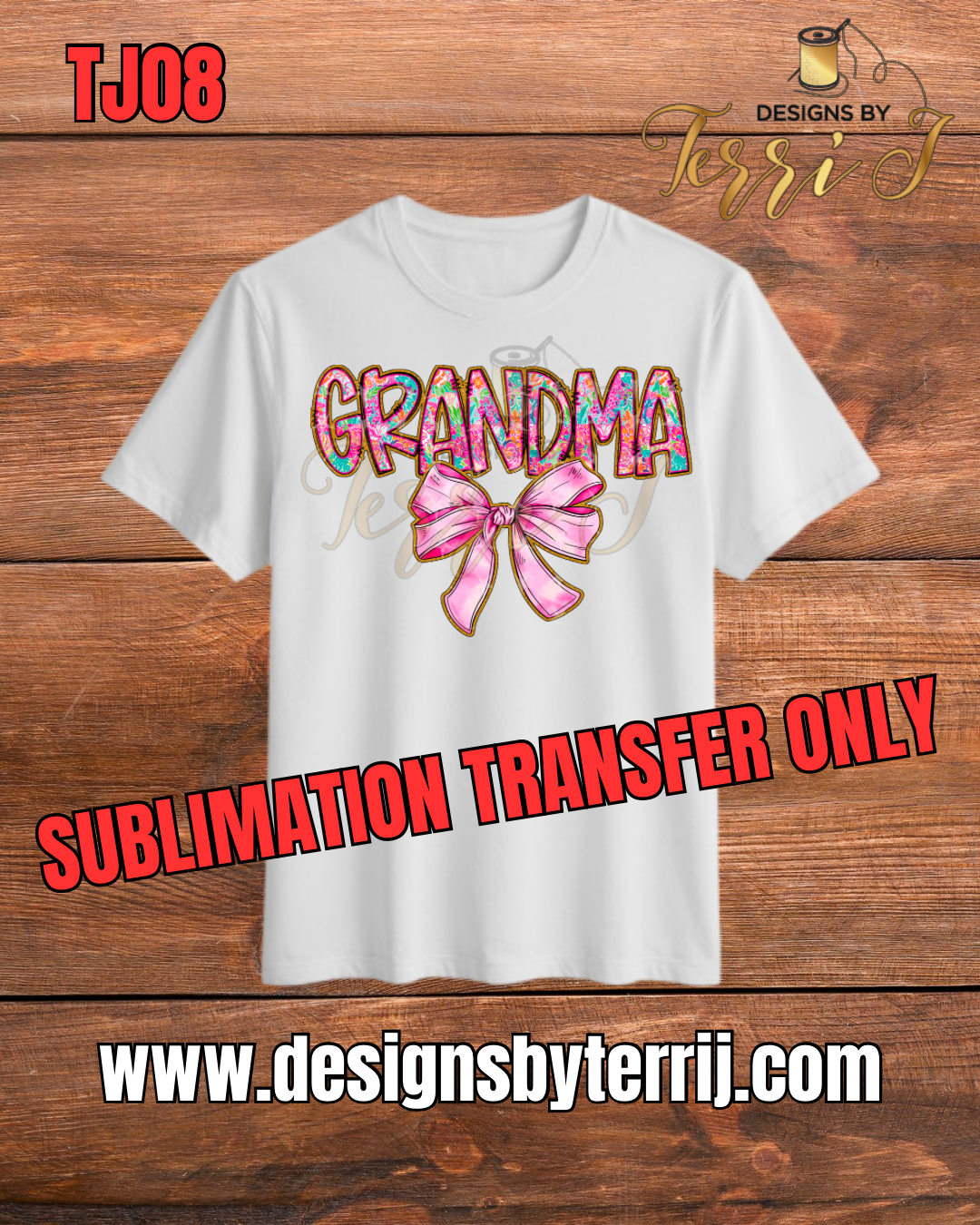 Grandma Sublimation Transfer