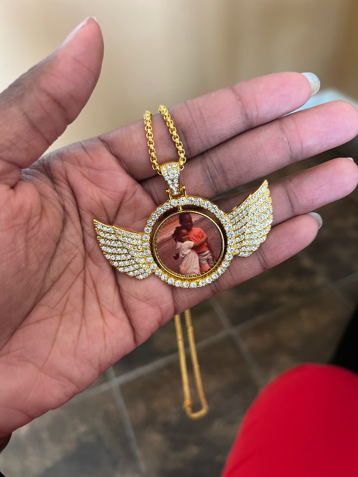 Double Sided Wing Pendant
