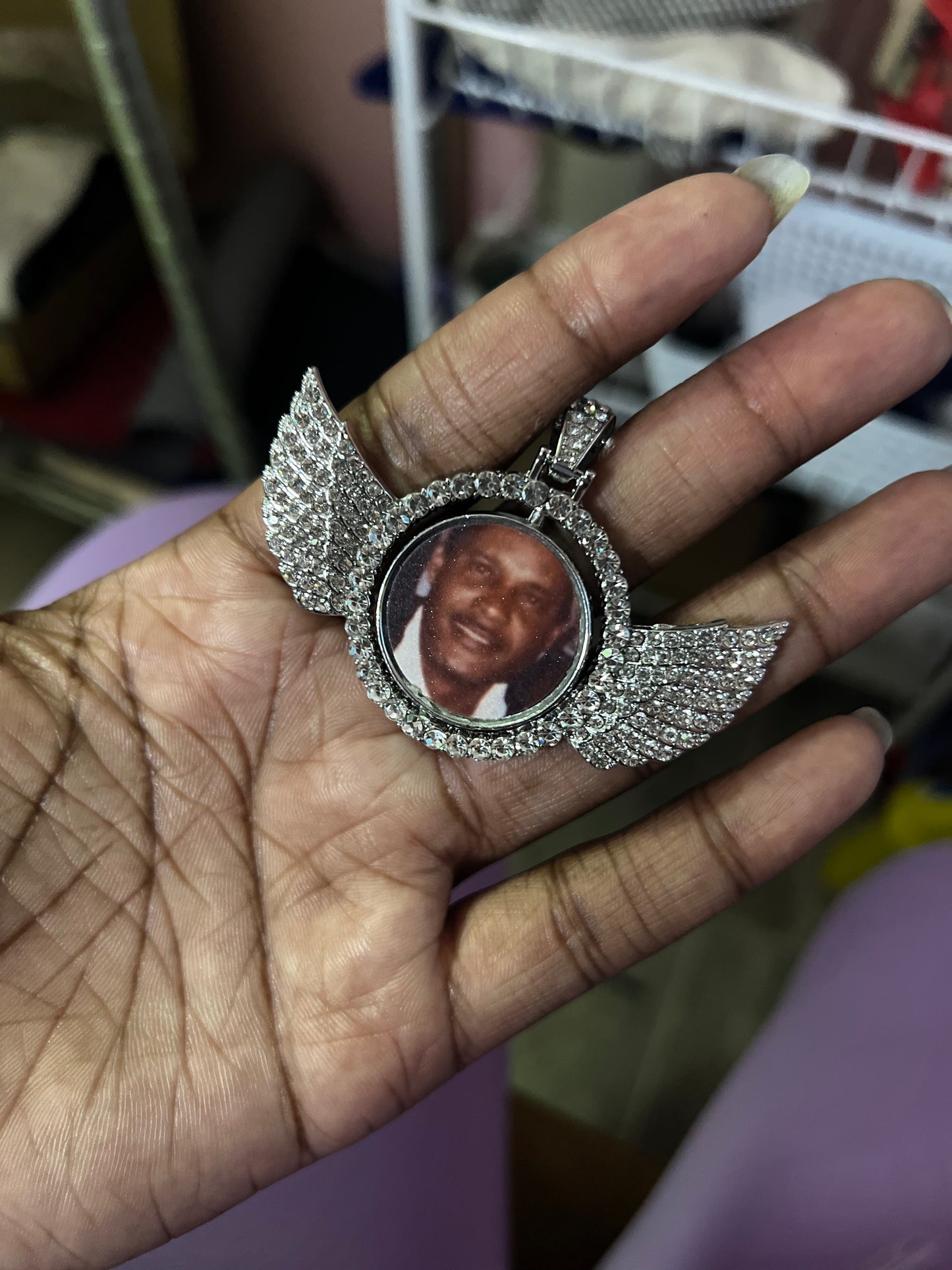 Double Sided Wing Pendant