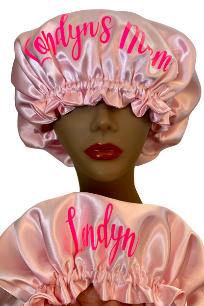 Mommy & Me Personalized Bonnet Set