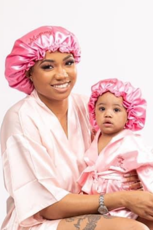 Mommy & Me Personalized Bonnet Set